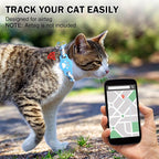 Airtag Cat Collar Breakaway, Cute GPS Cat Tracker Collars - Image 2