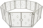 MyPet 8-Panel Paws Petyard, Durable & UV-Resistant Puppy Playpen, by MyPet