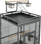 Nova Microdermabrasion 61 Inches Large Bird Cage Play Top Parrot Cockatiel - Image 4