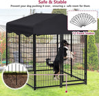 Dog Kennel Outside, 4.5' x 4' x 4' Dog Kennel Outdoor - Image 6
