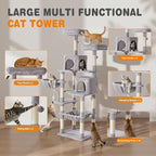 Sweetcrispy 71 inch Cat Tree Tower, Large Multi Level Cat Climbing Tower - Image 3