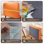 Cat Scratch Furniture Protector, Self-Adhesivet Scratch Mats Deterrent - Image 5