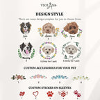 VIOLAVA Custom Cat Embroidered Christmas Sweatshirt – Personalized Pet Name - Image 5