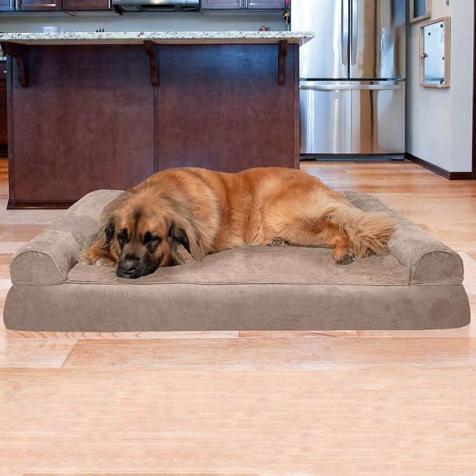 Furhaven Orthopedic Dog Bed for Large Dogs w/ Removable Bolsters & Washable - Image 3