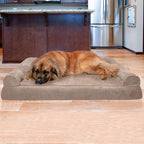 Furhaven Orthopedic Dog Bed for Large Dogs w/ Removable Bolsters & Washable - Image 3