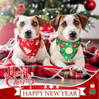 Abbylike 50 Pieces Christmas Dog Bandanas Bulk Xmas Bandanas - Image 4