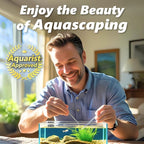 3-Piece Aquascaping Tools Set – 25cm / 9.8in Straight & Curved Long Tweezers - Image 2