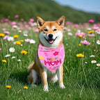 30 Pcs Mothers Day Small Dog Bandanas Bulk 25 Inch Love Mom Dog Bandanas - Image 5