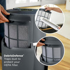 Shark Air Purifier for Home, NeverChange Max, 300 sq. ft. for Large Room - Image 8