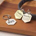 Anavia Personalized Pet ID Tags, Stainless Steel Glossy Laser Engraved Dog Cat - Image 8
