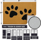 Buganda Dog Door Mat for Muddy Paws, Absorbent Dirt Trapper Washable Indoor - Image 2
