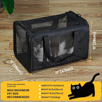 Cat Carrier Bag, Soft-Sided Pet Carriers - Image 2