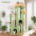Globlazer Cactus Cat Tower for Indoor Cats, Heavy Duty Cat Trees for Large Cats - Image 8
