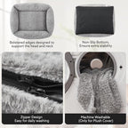 JOEJOY Large Dog Beds Large Sized Dog, Washable Orthopedic Premium Soft - Image 3