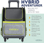 Katziela Wheeled Pet Carrier Backpack - Image 4
