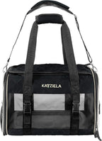 Katziela Deluxe Quilted Airline Approved Pet Dog & Cat Carrier by Katziela