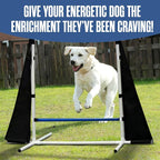 Houseables Dog Agility Course Backyard Set, Dog Agility Equipment, Obstacle - Image 5