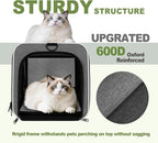 Cat Carrier 18x11x11 Top Load Soft Pet Travel Bag Over 15 lbs, Collapsible - Image 4