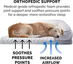 Furhaven Orthopedic Dog Bed for Medium/Small Dogs w/ Removable Bolsters & - Image 5