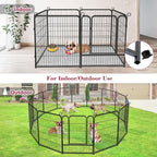 Dog Playpen Fence for Yard, 32inch 40 Panels Anti-Rust Pet Playpen Exercise Pen - Image 5