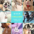Ultra Joys Dog ID Tag, Custom Dog Tag Personalized Cat Tag, Pet ID Tag - Image 4