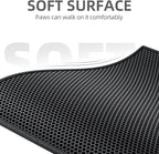 ESTHELLO Cat Litter Mat Large, Cat Litter Trapping Mat, Honeycomb Double Layer - Image 3