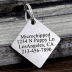 Ultra Joys Stainless Steel Pet ID Tag Dog Name Tags Personalized Front and Back - Image 3