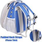 Front Expandable Cat Backpack Carrier, Fit up to 20 lbs, Space Capsule - Image 5