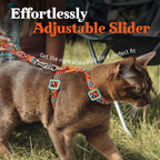 Dooradar Cat Harness and Leash, Escape Proof Adjustable Kitten Vest, - Image 4
