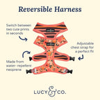 Lucy & Co. Reversible Dog Harness Walking Halter - Image 2