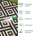 GENIMO Outdoor Rug 2.5'x8' Waterproof, Reversible Camping Mat, Plastic Straw - Image 5