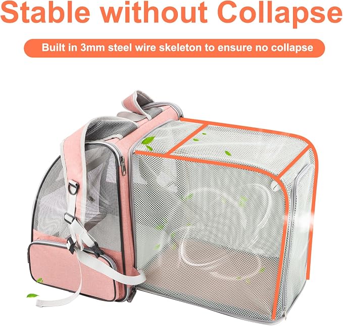 Texsens Innovative Traveler Bubble Backpack Pet Carriers - Image 3