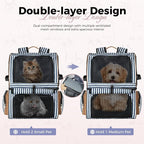 Lekebobor Double Cat Backpack Carrier - Image 3