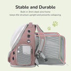 Cat Backpack Carrier for Large Cats, Expandable Cat Bubble Backpack, Dog - Image 4