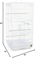 Prevue Pet Products SPECONO1818H-W Tall Tiel Cage - Image 10