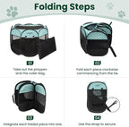 Love's cabin Pet Puppy Dog Playpen, Small Dog Tent Crates Cage Indoor/Outdoor - Image 8