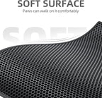 ESTHELLO Cat Litter Mat Large, Cat Litter Trapping Mat, Honeycomb Double Layer - Image 3