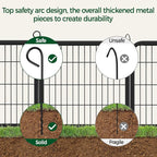 Yaheetech Dog Playpen Outdoor, 24 inch 8 Panels Dog Pen Indoor Heavy Duty Puppy - Image 4