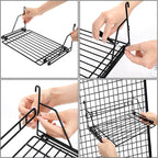 Okllen Bird Perch Stand, Bird Cage Platform Wire Patio Sundeck Playground - Image 4
