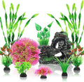 Fish Tank Accessories Aquarium Plants, Aquarium Decor by QUOZUO