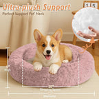 JOLLYVOGUE Calming Dog Bed Medium Size Dog, Anti-Anxiety Donut Medium Pet Bed - Image 5