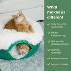 CATTASAURUS Peekaboo Cat Cave for Multiple & Large Cats Up to 30-45 Lbs - Image 2