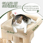 MUTICOR 66 Inches Multi-Level Large Cat Tree Tower - Image 4