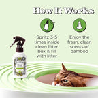 Pet-Pourri Smell Ya Litter Cat Litter Deodorizer Spray, Purrfectly Bamboo 3.4 - Image 6