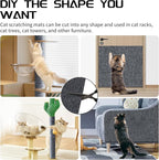 2 Pcs Total 78.8"x15.8" Cat Scratch Mat, Cat Scratch Couch Furniture Protector - Image 6