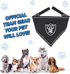Pets First NFL Las Vegas Raiders TIE Bandana, Small/Medium. Dog Bandana Scarf - Image 7