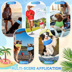 Talltalk 5 Pieces Dog Cooling Bandanas Neck Wraps Ice Scarf Pet Dog Cooling - Image 7