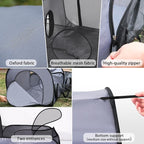 Dog Playpen with Surround Tunnel, Outdoor/Indoor Cat Playpen with Breathable - Image 5