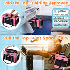 Petskd Top-Expandable Pet Carrier 17x12x8.5 Inches JetBlue Allegiant Spirit - Image 2