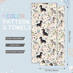 Cute Dachshund Hand Towels - Image 2